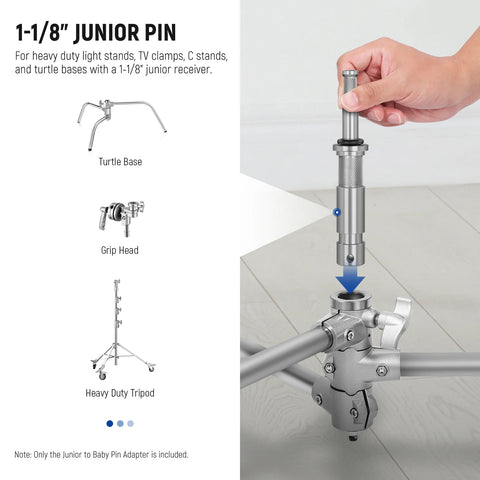 Neewer UA027 C-Stand Junior to Baby Pin Adapter