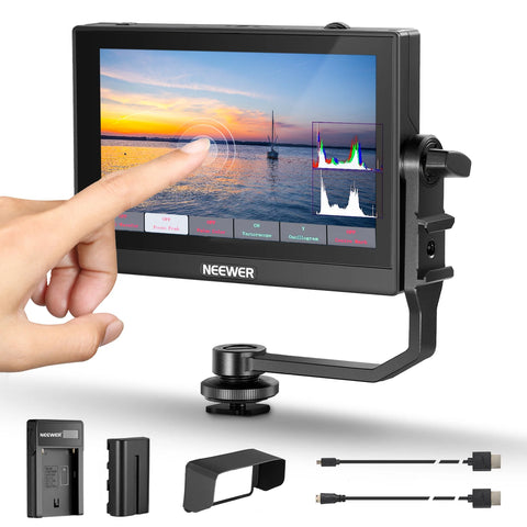 Neewer F500 5.5 Inch Touchscreen Field Camera Monitor with Li-Ion Battery