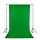 Cotton Fabric Backdrop Bundle | 1.8x3m Chroma-key Green + 3x2.6m Portable Stand