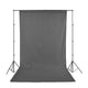Cotton Fabric Backdrop Bundle | 1.8x3m Grey + 3x2.6m Portable Stand