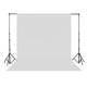 Cotton Fabric Backdrop Bundle | 3x3.6m White + 3.2x2.8m Portable Stand