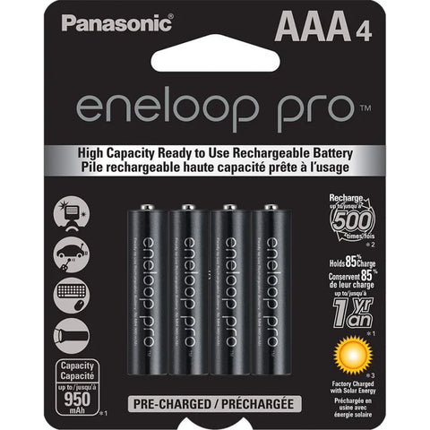 Eneloop Pro Aaa Rechargeable Batteries 950mah 4-pack
