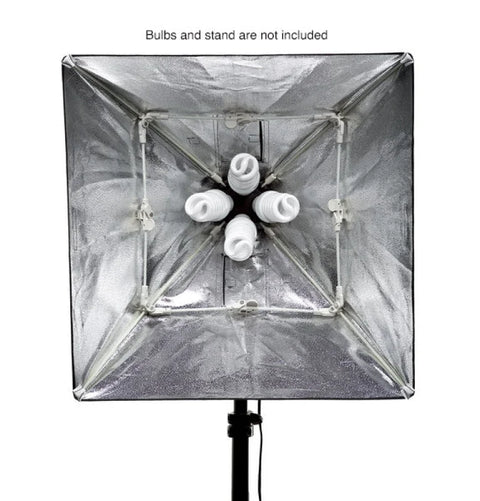 Falcon Eyes Lh-esb6060 Folding Softbox 60x60cm & 4 x E27 Bulb Holder (bulbs Not Included)