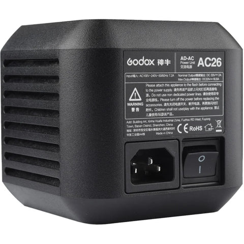 Godox Ac26 Ac-power Source Adapter For Ad600 Pro
