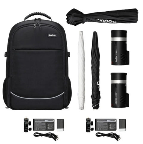 Godox Ad300pro Kit Dual Flashes Ad300 Pro With Backpack And Accessories