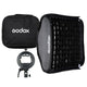 Godox Bundle | Ad100 Pro 100w Strobe + S2 Bowens Bracket + Sggv 60cm Folding Square Softbox