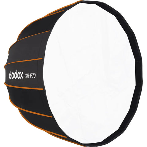 Godox Bundle | Ad300 Pro + S2 Bowens Bracket + Qr-p Folding Parabolic Softbox (choose 70cm 90cm Or
