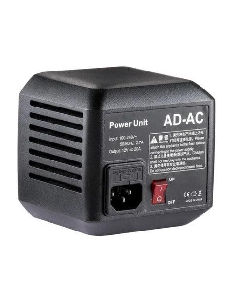 Godox Bundle | Ad600bm 600w Battery Strobe + Ad-ac Ac Power Adapter