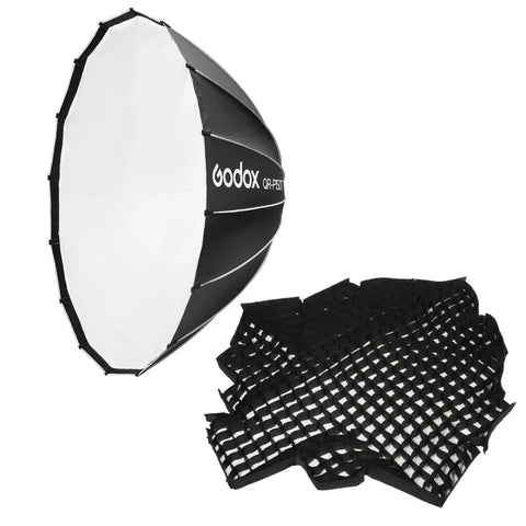 Godox Bundle | Qr-p150t 150cm Quick-release Parabolic Softbox + Grid