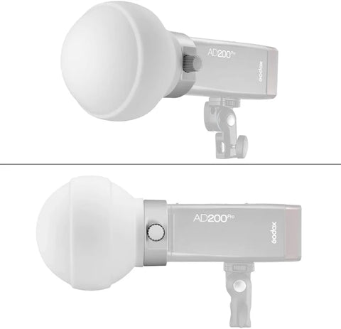 Godox Ml-cd15 Collapsible Silicon Diffuser Dome With 3 x Adapter Brackets