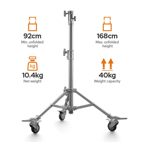 Godox Sa5015 Heavy-duty Steel Roller Stand 168cm