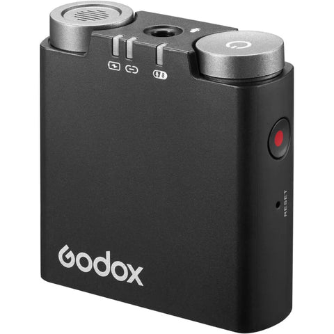 Godox Virso s M2 2-person Wireless Microphone System For Sony Cameras And Smartphones (2.4 Ghz)