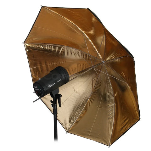 Hylow 109cm Gold Reflective Studio Umbrella