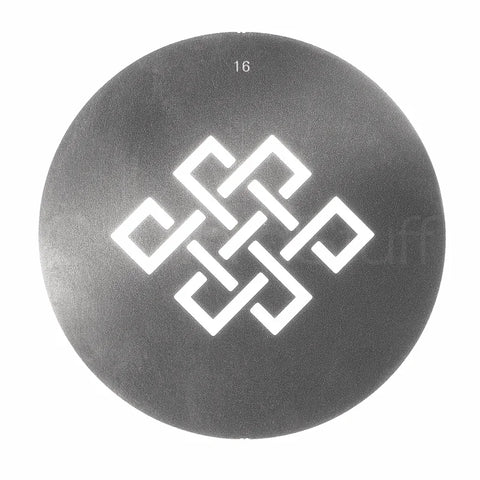 Hylow Gobo 58mm Steel Gobo-16 (geometry Lines) For Optical Snoot