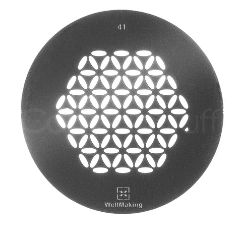 Hylow Gobo 58mm Steel Gobo-41 (geometry Pattern) For Optical Snoot