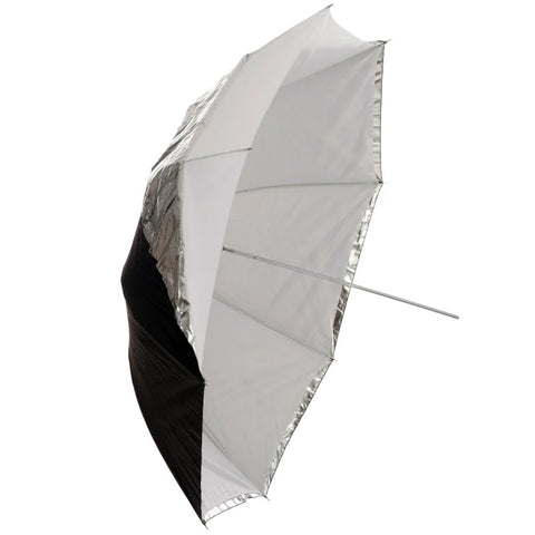 Hylow Hl-s37 109cm 2-in-1 Studio Umbrella White Shoot-through And Reflective