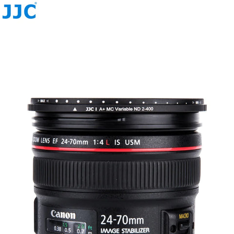 Jjc 55mm Variable Nd Filter Neutral Density (nd2 - Nd400 Adjustable)