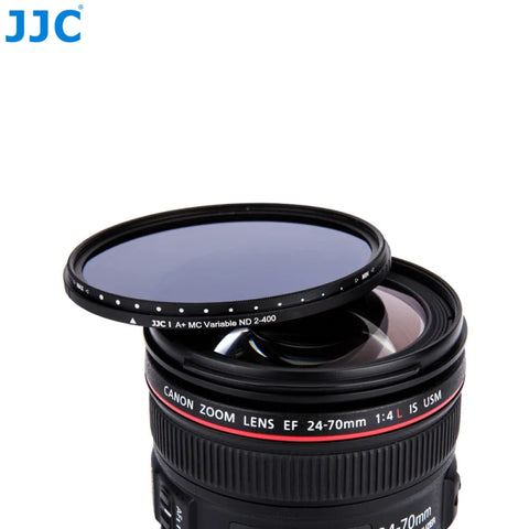 Jjc 72mm Variable Nd Filter Neutral Density (nd2 - Nd400 Adjustable)