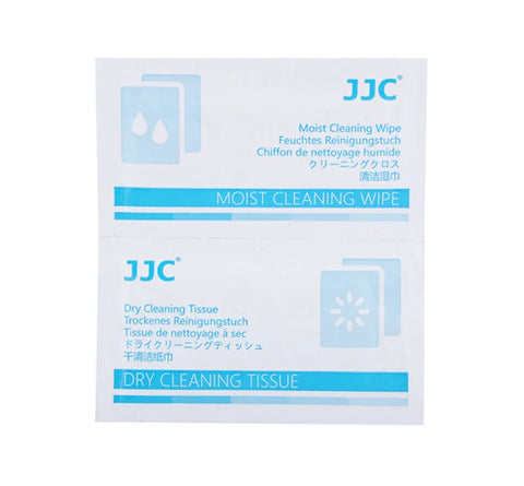 Jjc Cl-t3 Cleaning Wipes Set 5pcs (dry And Wet Cloths)
