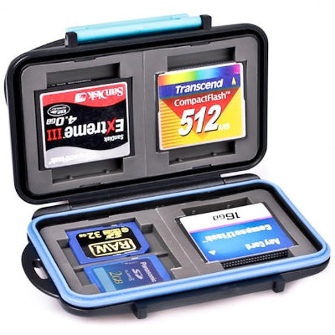 Jjc Mc-2 Memory Card Case Protector (holds 8 x Sd Cards & 4 Cf Cards)