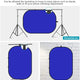 Neewer 150x200cm Blue & Grey Folding Collapsible Backdrop