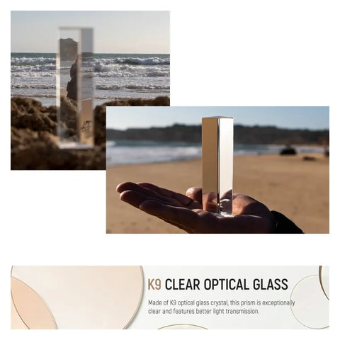 Neewer 15cm Optical Glass Triangular Prism