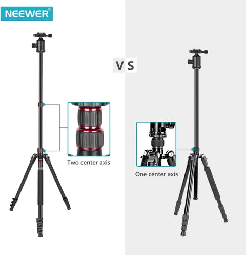 Neewer 178cm 77-inch 2-in-1 Camera Tripod & Monopod With Panoramic Ball Head