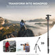 Neewer 178cm 77-inch 2-in-1 Camera Tripod & Monopod With Panoramic Ball Head