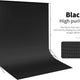 Neewer 3x3.6m Black Muslin Cotton Photography Backdrop