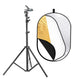 Neewer Bundle | 80x120cm 5-in-1 Reflector + 190cm Stand And Clamp
