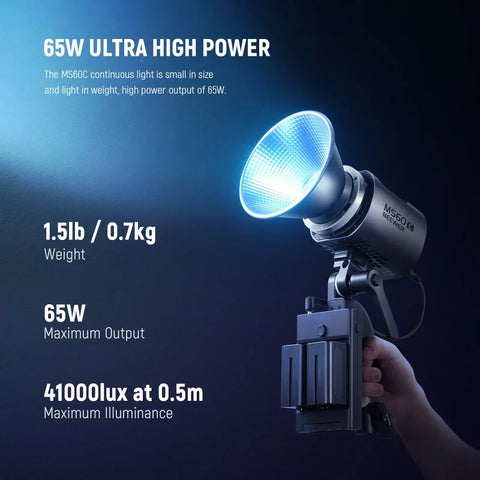 Neewer Ms60c Handheld Rgb Led Video Light
