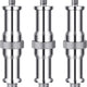 Neewer Standard 1/4 To 3/8 Metal Male Converter Threaded Screw Adapter Spigot Stud 3-pack - St22