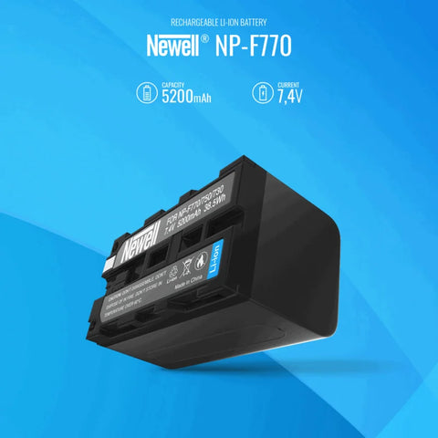 Newell Battery Sony Np-f770 5200 Mah