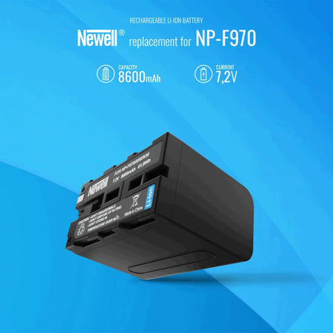 Newell Battery Sony Np-f970 8600 Mah