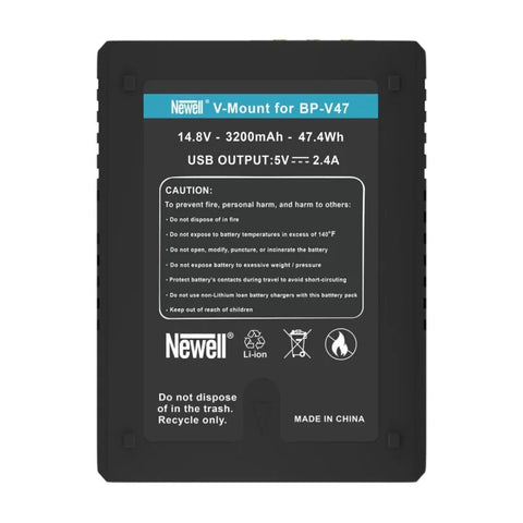 Newell Bp-v47 Slim V-mount V-lock Battery