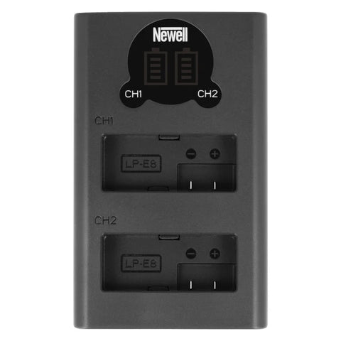 Newell Dl-usb-c Canon Lp-e8 Usb Dual-channel Battery Charger
