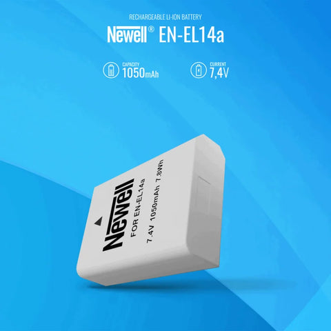 Newell En-el14a Li-ion Camera Battery Pack For Nikon Cameras