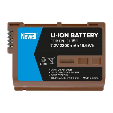 Newell En-el15c Li-ion Camera Battery Pack For Nikon Cameras With Integrated Usb-c Charger