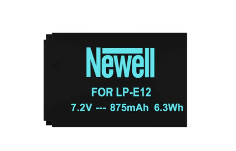 Newell Lp-e12 Li-ion Camera Battery Pack For Canon Cameras