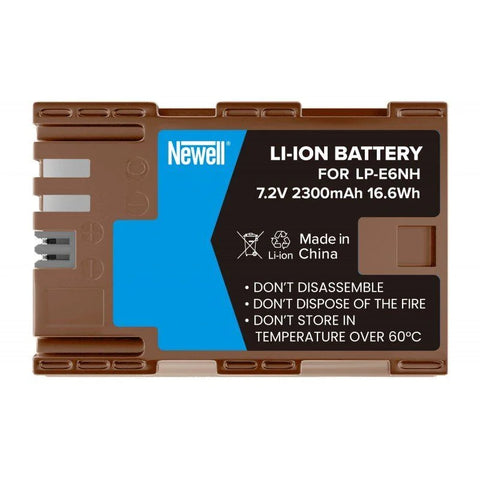 Newell Lp-e6nh Li-ion Camera Battery Pack For Canon Cameras With Integrated Usb-c Charger