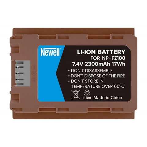 Newell Np-fz100 Li-ion Camera Battery Pack For Sony Cameras With Integrated Usb-c Charger