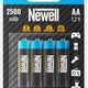 Newell Rechargeable Nimh Aa Batteries 2500mah (4-pack)
