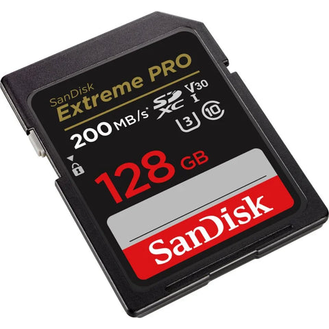 Sandisk Extreme Pro 128gb Sdhx Sd Memory Card 200mb/s