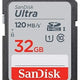 Sandisk Ultra 32gb Sdhc Sd Memory Card 120mb/s