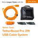 Tethertools Cuc31b-org Tetherboost Pro 9.4m Usb-c To Micro b Cable System (2 x 4.6m Cables With