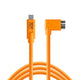 Tethertools Tetherpro Camera Tethering Cable Usb-c To Micro-b Right Angle 4.6m Orange (cuc33r15-org)