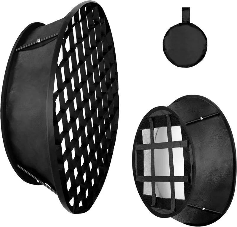Neewer 58cm Collapsible Softbox with Grid for Neewer