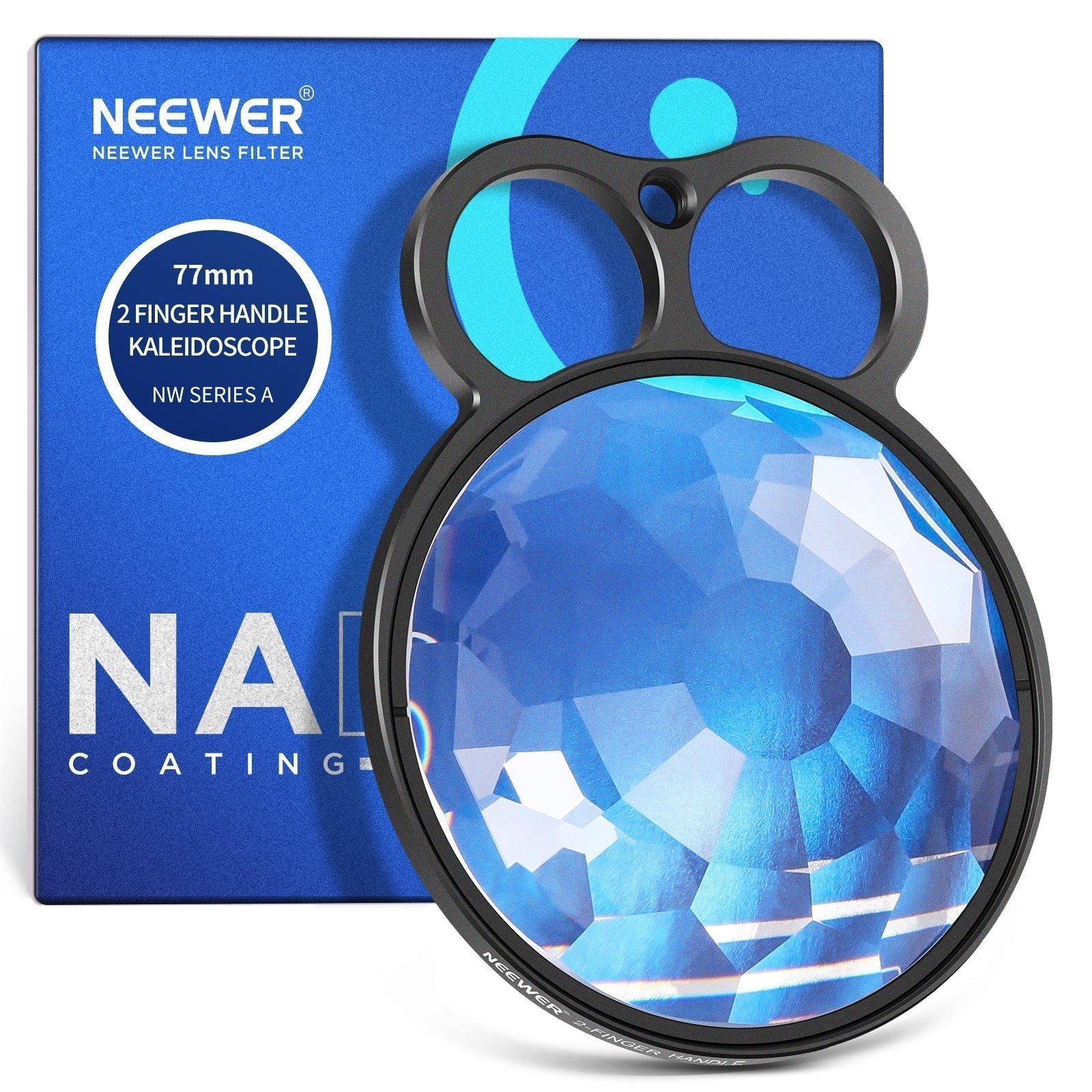 Neewer 77mm Handheld Kaleidoscope Prism Lens FX Filter – CameraStuff