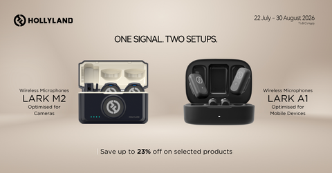 Hollyland LARK Wireless Microphone Promotion at CameraStuff