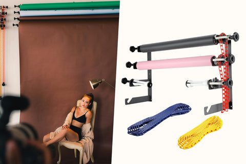 Backdrop Pulley System: Save Space, Swap Colours Fast, and Keep Your Backdrops Safe